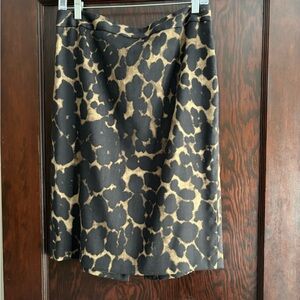 Elie Tahari animal print pencil skirt